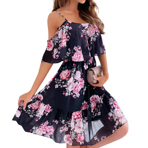 Floral Radiance | Vestido Florido - Tendência de Verão